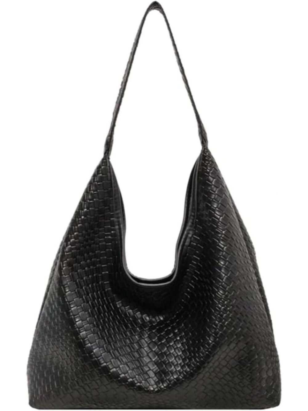 2026 Woven Tote Bag for Women, Fashion Shoulder Hobo Bags, Leather Woven Beach B
